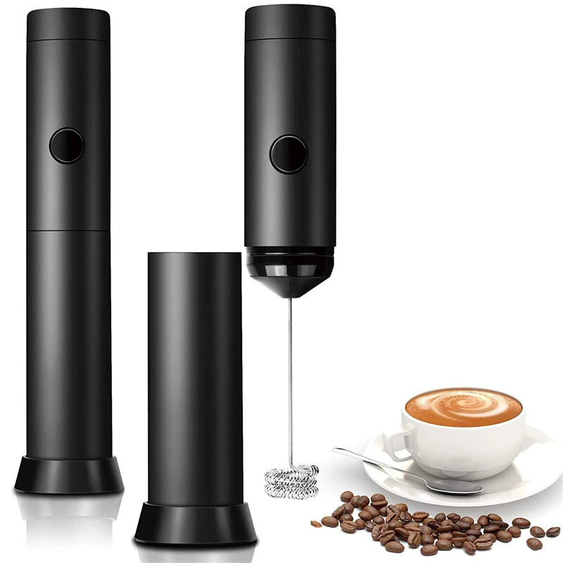 Handheld Milk Frother Automatic Electric Cream Mixer Handheld Egg Mixer Portable Foam Maker Compact Whisk Drink Mixer Mini Foamer for Cappuccino Coffee (image for) Handheld Milk Frother Automatic Electric Cream Mixer Handheld Egg Mixer Portable Foam Maker Compact Whisk Drink Mixer Mini Foamer for Cappuccino Coffee